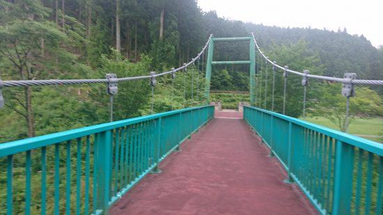 香恋の館の吊り橋