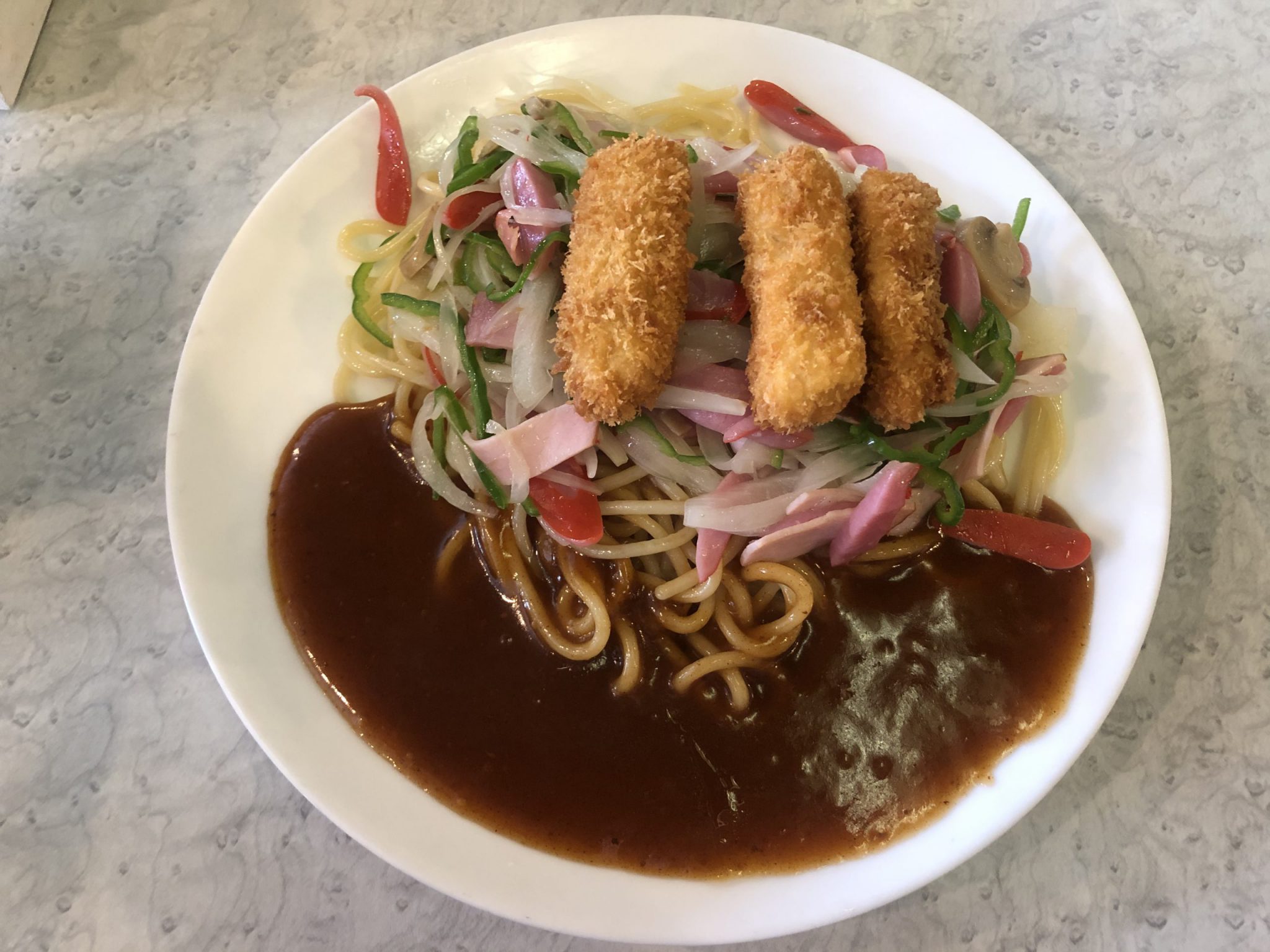 名古屋・栄の平日ランチ探訪 ヨコイのAランチを頂きました TAX AND THE SAKE